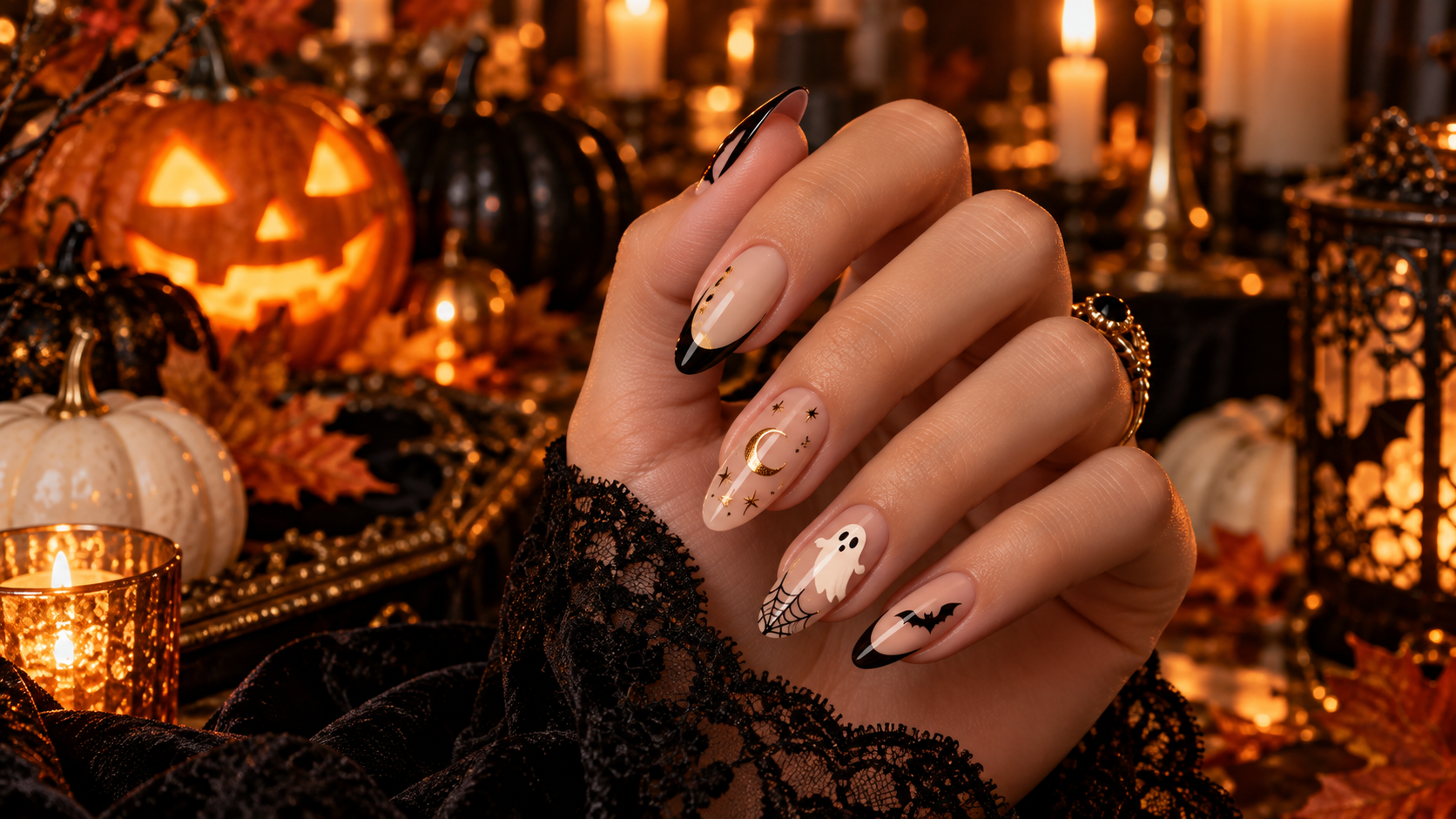 Ultra-Fine Black Micro French Tips